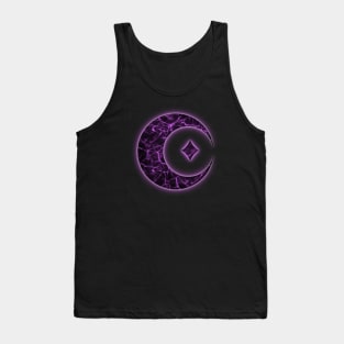 Purple Magic Crescent Moon Tank Top